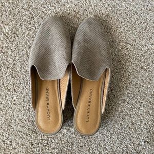 Lucky Brand Coryna Leather Suede Mule size 7.5